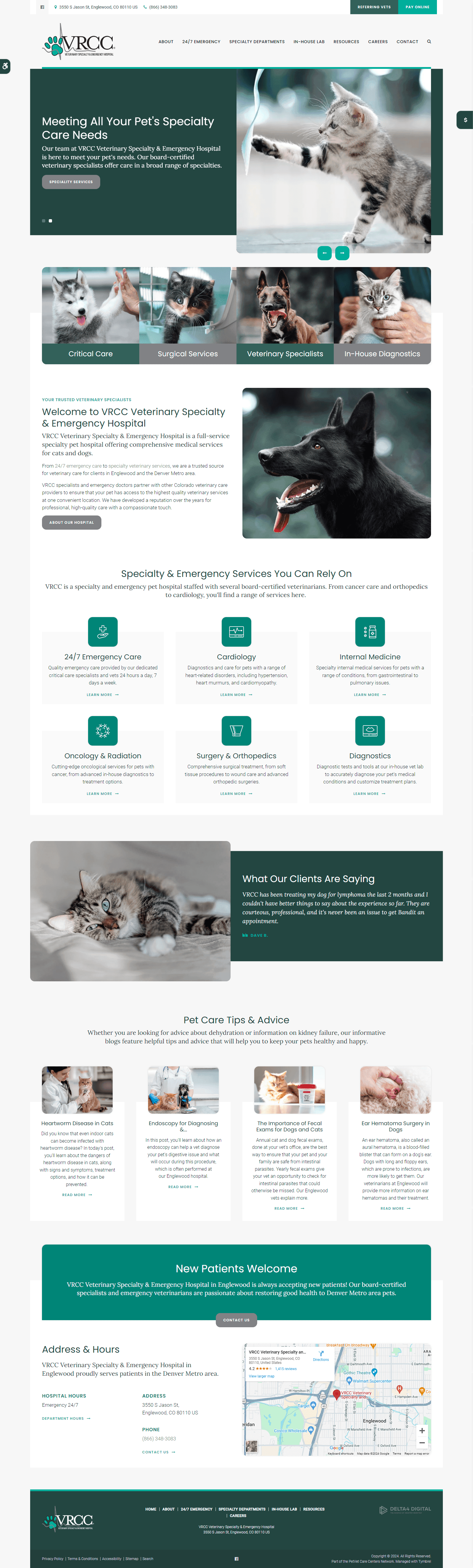 VRCC – Advanced Veterinary Care Center